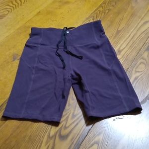 HALARA Womens Shorts Biker XS EXTRA SMALL NEW Workout Bike Cycling Maroon Yoga